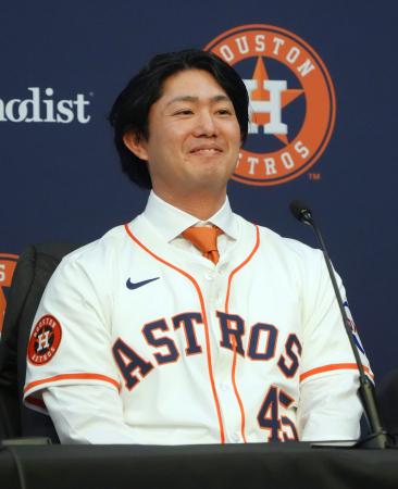 今井達也「強気の投球が持ち味」　入団会見、ＷＢＣ出場予定なし