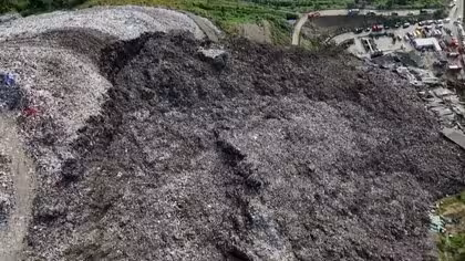 ごみの山が崩落し女性1人死亡38人行方不明&hellip;フィリピン中部セブ島　崩れたごみは高さ30メートルか