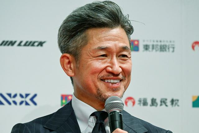 カズ、J3福島入団で会見「1秒でも多くピッチに」　5年ぶりJ復帰