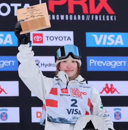 スノボ、戸塚と小野が今季初Ｖ　Ｗ杯ハーフパイプ第４戦