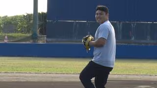 平良海馬投手「それぞれの楽しさ見つけてほしい」　石垣市で第一回平良海馬カップ開催　