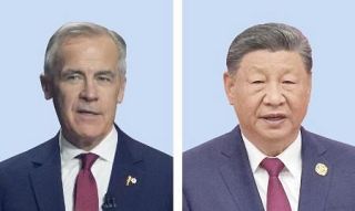中国とカナダが北京で首脳会談　米政権にらみ協力強化模索