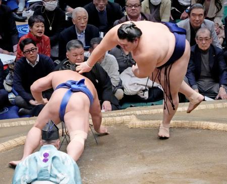 両横綱、安青錦が１敗守る　琴桜４勝目、全勝阿炎一人