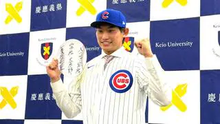 カブスとマイナー契約の常松広太郎が会見　メジャー昇格目標は「5年」、心動いた球団からの「鮮やかなオファーの言葉」明かす
