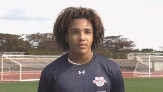 プロサッカーキャンプ　町田ゼルビアの徳村、大宮アルディージャのマギーの県勢10代が精力的にアピール