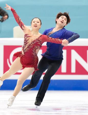 アイスダンス吉田、森田組は７位　四大陸フィギュア第２日