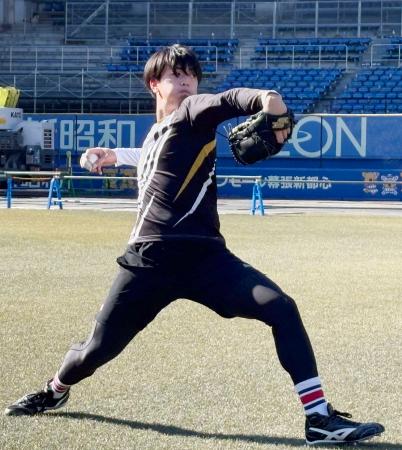 ロッテ田中、初の開幕投手へ意欲　直球の平均球速向上が目標