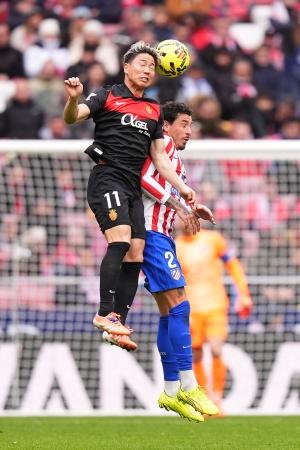 マジョルカ浅野拓磨は途中出場　アトレチコ・マドリード戦