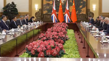 「長期的で安定した包括的パートナーシップ」発展で一致　中国・習近平国家主席とイギリス・スターマー首相が北京で会談