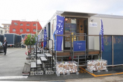 福岡にトレーラーホテル　東京の企業が九州1号店　ビジネス利用狙う