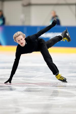 金メダル最有力マリニンが初練習　フィギュア男子、軽めの調整