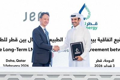 JERA、カタールからLNG年300万トン長期調達　28年から