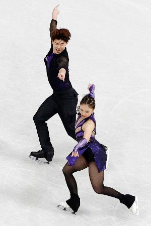 団体日本、ダンス８位発進　フィギュアスケート・６日