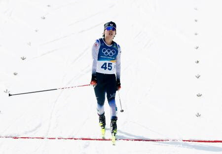 広瀬が日本勢最高２２位　スキー距離・８日