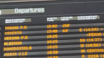 イタリア国内の鉄道路線でケーブル切断　五輪開催地ミラノ結ぶ高速列車など大幅遅延