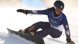 スノボ女子 竹内智香（42）涙のラストラン　力走「卒業式にふさわしい」　7度目の五輪