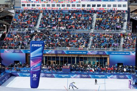 冬の五輪に「熱気」戻る　地元イタリア勢に大声援