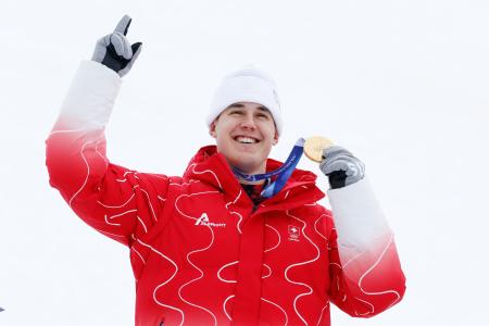 フォンアルメン、前人未到の快挙　同一大会で滑降とスーパー大回転