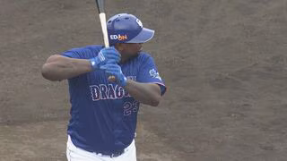 151キロ剛速球！中日アブレウが圧巻デビュー、サノーも快音 新外国人コンビが沖縄キャンプで存在感