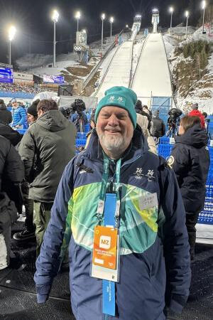 ドイツ人牧師、ミラノ五輪で通訳　１３年住んだ日本に「恩返し」