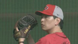 大瀬良が日南最終日にただ一人ブルペン入り「一番打たれてる」　日南キャンプを終えて一問一答　カープ