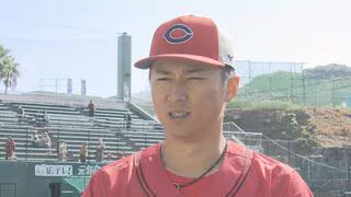 佐々木泰こだわり抜く「振る力」　初の日南キャンプ完走で掲げた&ldquo;開幕スタメン&rdquo;への誓い　日南キャンプ打ち上げ一問一答　カープ　