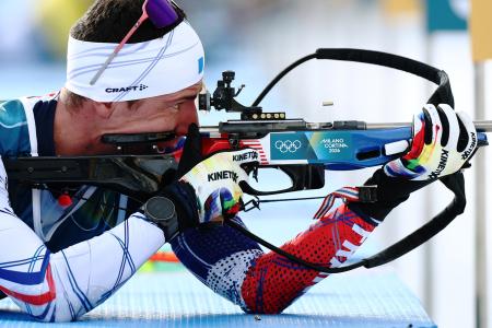 フランスのフィヨンマイエが２冠　バイアスロン・１３日