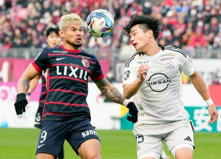 昨季Ｊ１王者鹿島が初白星　Ｊ１百年構想リーグ