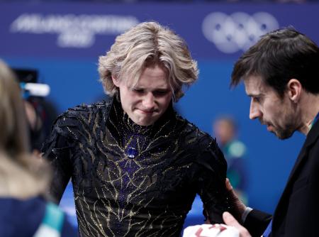 大本命マリニン、衝撃の結末　ジャンプ失敗、まさかの８位