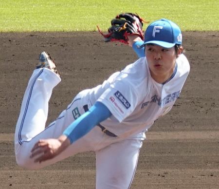 日本ハム柴田、１５０キロ台連発　投打「二刀流」に挑む