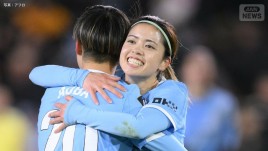 「なんてこった！」長谷川唯の&ldquo;6か月ぶりゴール&rdquo;に現地ファン驚愕「ユイも得点ラッシュに加わった」満面スマイルに「嬉しそう」