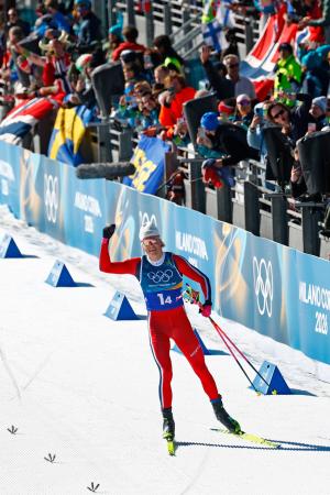 ノルウェー金、クレボは４個目　スキー距離・１５日