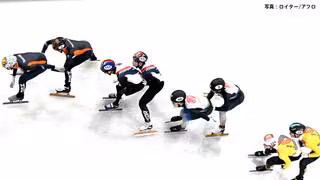 ショートトラック男子5000mリレー 宮田「ちょっともったいない」アンカー勝負まで食らいつくも決勝進出ならず&hellip;【ミラノ五輪】