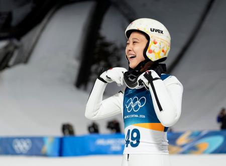丸山希８位、ストレム２冠　ジャンプ女子・１５日