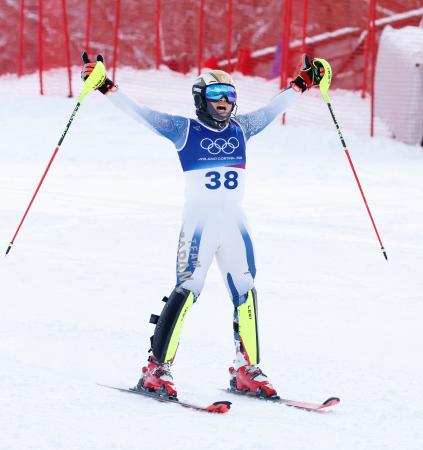 初出場の相原史郎は２０位　アルペンスキー・１６日