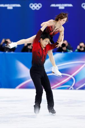 三浦璃来、木原龍一組はＳＰ５位　フィギュアスケート・１５日