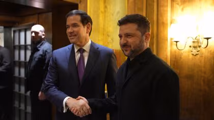 ゼレンスキー大統領がルビオ米国務長官と会談　17日からの米露ウ協議控え連携確認