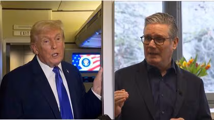 イギリスのスターマー首相がトランプ大統領と電話会談　ウクライナやガザ情勢、イランの核問題めぐり対応協議