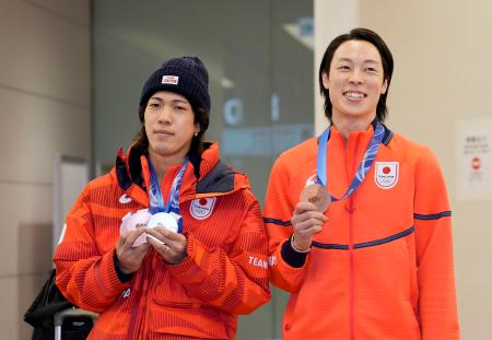 小林陵侑「学びの多い五輪」　帰国会見、２０３０年大会へ意欲