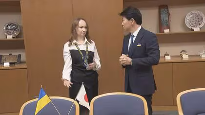 「戦争は終わったのでは」の声に&hellip;倉敷市在住のウクライナ人女性が知事に支援への感謝と不安伝える【岡山】