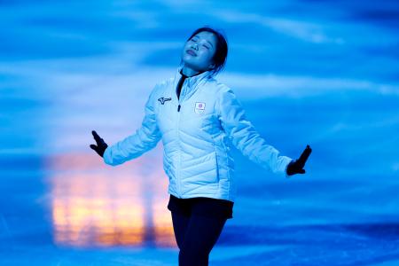 エキシビ日本勢最初に中井亜美　りくりゅう２７番、坂本２３番