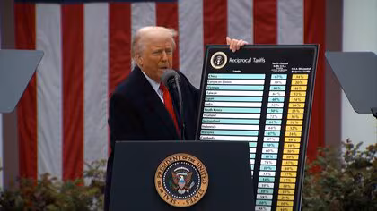 &ldquo;トランプ関税&rdquo;は違法と判断　米連邦最高裁