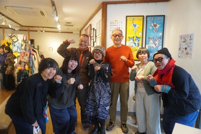 「猫愛」あふれるネコトモ展　いしかわじゅんさん開催　東京・吉祥寺