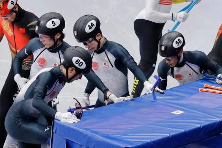 長森１３位、男子リレー７位　ショートトラック・２０日