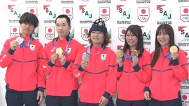 【ミラノ五輪】スノーボード日本代表 メダリスト5選手が帰国し会見