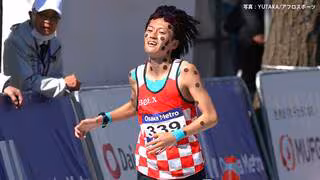 初マラソンの吉田響 脱水症状で34位、監督は「痙攣とかはなく、意識はしっかりし始めた」攻めの走りも6度の給水で4度失敗