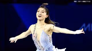 坂本花織が五輪ラストダンス「今までの思い出を詰めた」次の舞台へ「セカンドキャリアでも活躍できるように」【エキシビション】