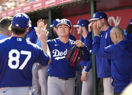 山本ＯＰ戦初登板、ＷＢＣへ充実　「一日一日ステップアップ」