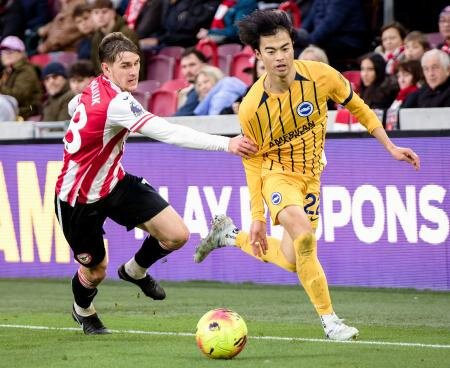 ブライトン三笘はフル出場　サッカーのプレミアリーグ