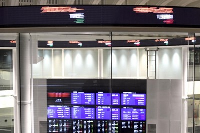 日経平均一時500円超高　連休明け東証　AI銘柄に買い集まる